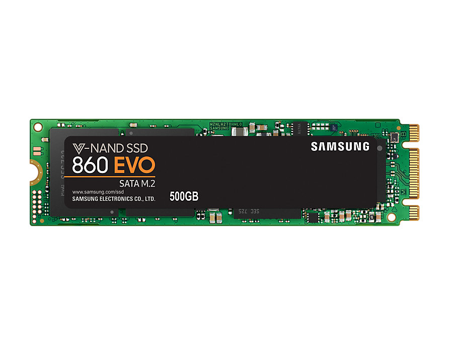 SAMSUNG 860 EVO 500 GB M.2 SATA SSD 550/520 (MZ-N6E500BW)
