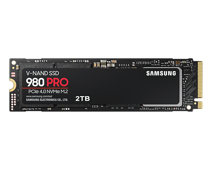 SAMSUNG 980 PRO 2 TB NVME GEN4 SSD 7000/5100 (MZ-V8P2T0BW)