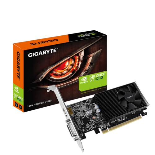 GIGABYTE GT1030 2GB DDR4 64BIT HDMI/DVI(GT 1030 LOW PROFILE D4 2G)