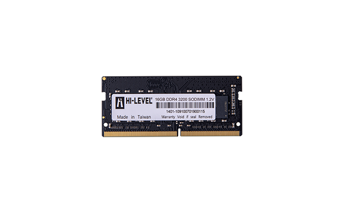 16 GB DDR4 3200MHz HI-LEVEL CL22 1.2V SODIMM (HLV-SOPC25600D4/16G)