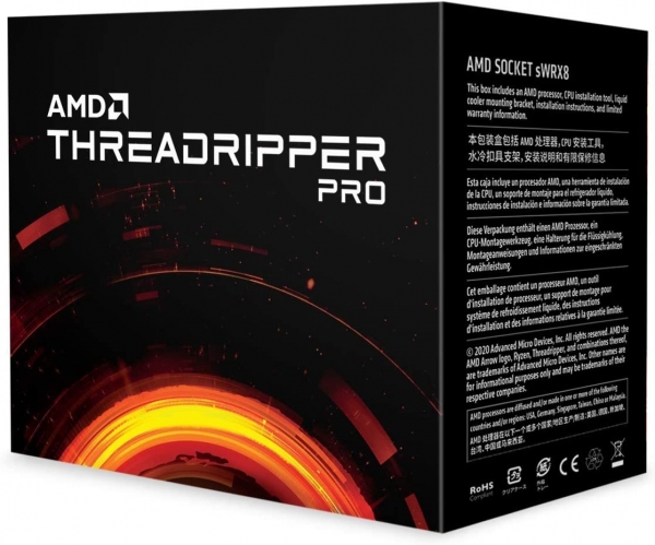 AMD RYZEN THREADRIPPER PRO 3955WX 3.9GHz 64MB WRX8 BOX (FANSIZ) (280W) NOVGA