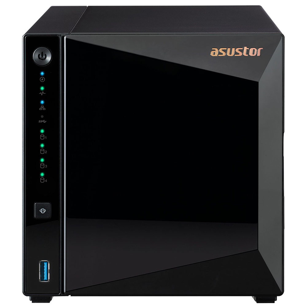 ASUSTOR AS3304T 4 SLOT TOWER NAS 1.4 QUAD GHz 2GB DDR4 2.5GBE