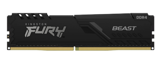 8 GB DDR4 2666MHz KINGSTON FURY BEAST CL16 SIYAH (KF426C16BB/8)