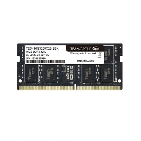 16 GB DDR4 3200MHz TEAM ELITE CL22 SODIMM (TED416G3200C22-SO1)