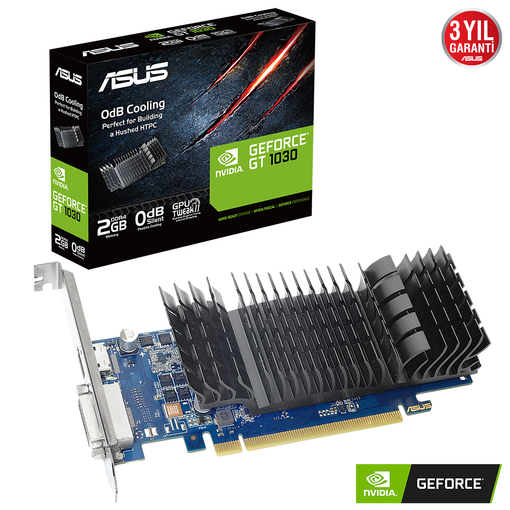 ASUS GT1030 2GB DDR4 64BIT HDMI/DVI (GT1030-SL-2GD4-BRK)