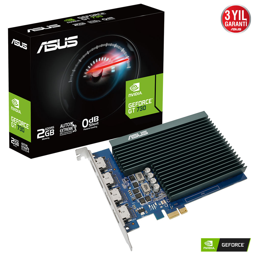 ASUS GT730 2GB GDDR5 64BIT 4xHDMI (GT730-4H-SL-2GD5)