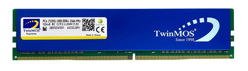 8 GB DDR4 2666MHz TWINMOS SOGUTUCULU (MDD48GB2666DBR)