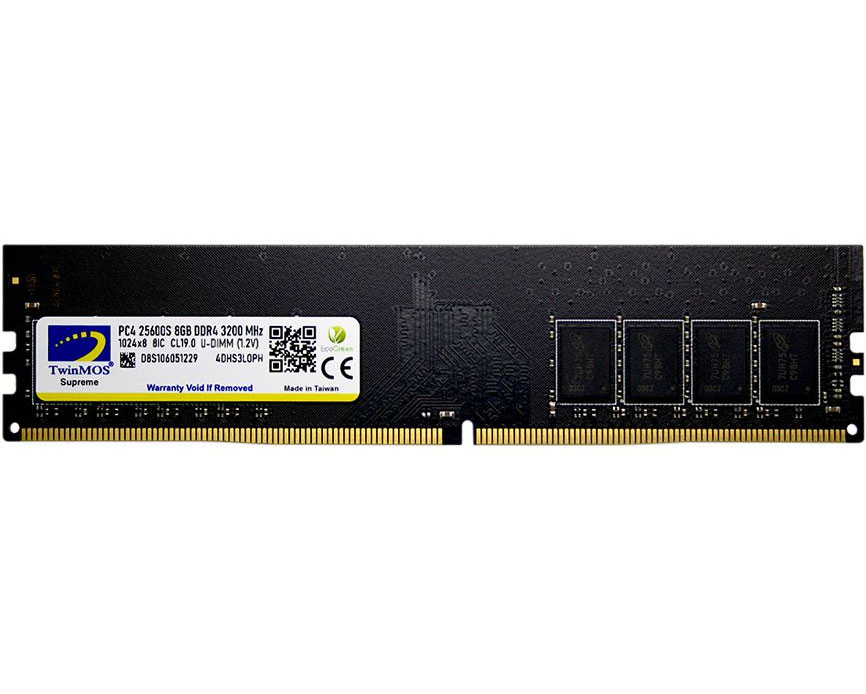 8 GB DDR4 3200MHz TWINMOS(MDD48GB3200D)