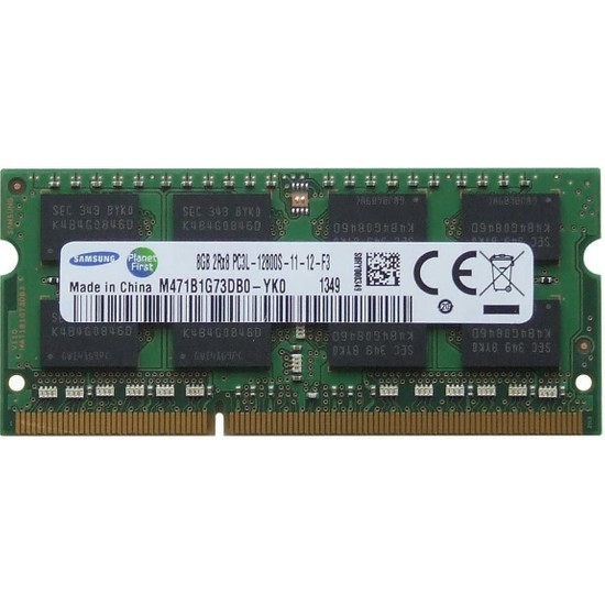 8 GB DDR3 1600 MHz SAMSUNG 1.35 LOW VOLTAGE SODIMM  KUTUSUZ (M471B1G73DB0-YK0)