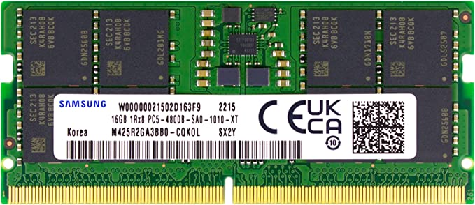 16 GB DDR5 4800MHz SAMSUNG CL40 SODIMM KUTUSUZ (M425R2GA3BB0--CQKOL)