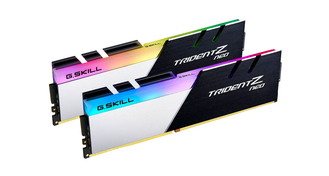 64 GB (2X32GB) DDR4 3200MHz GSKILL TRIDENT Z NEO RGB CL16 (F4-3200C16D-64GTZN)