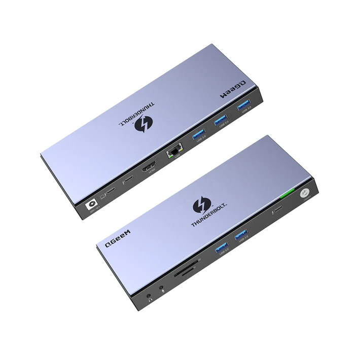 QGEEM (QG-T4801) 5xUSB3.0/LAN/HDMI/3xTHUNDEBOLT 60W PD/SD-TF/AUDIO DOCING STATIO