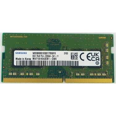 8 GB DDR4 3200MHz SAMSUNG 1.2V SODIMM (M471A1K43EB1-CWE)