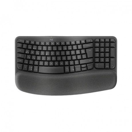 LOGITECH WAVE KEYS KABLOSUZ ERGONOMIK Q KLAVYE GRAFIT (920-012311)