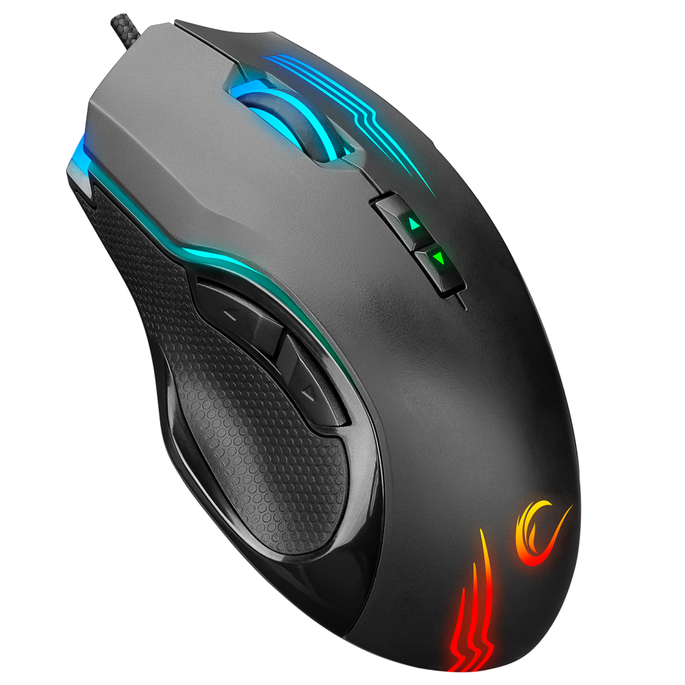 RAMPAGE SMX-G38 CLAW 7 MAKRO TUSLU RGB 12800DPI KABLOLU OYUNCU MOUSE