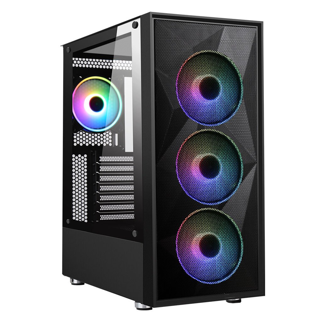 POWERBOOST 650W 80+ USB3.0 4x12CM ARGB FAN TEMPERLI ATX KASA (JBST-PBP3509BB)