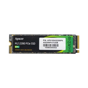 Apacer AS2280P4 512GB 2100/1500MB/s NVMe PCIe Gen3x4 M.2 SSD Disk 2280 (AP512GAS2280P4-1)
