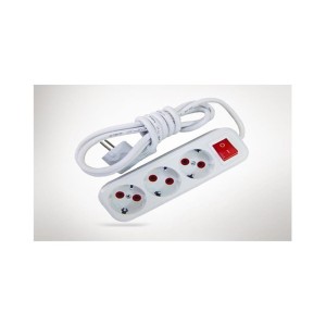 Almera 3lü 3mt Anahtarlı Topraklı Priz (9230203)