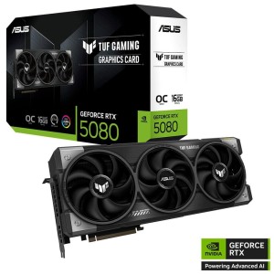 Asus TUF Gaming RTX5080 OC TUF-RTX5080-O16G-GAMING 16GB GDDR7 256 Bit DLSS 4 Gaming Ekran Kartı