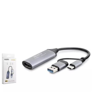 HADRON HDX7844 HDMI VIDEO CAPTURE TYPE-C+USB TO 4K 30HZ