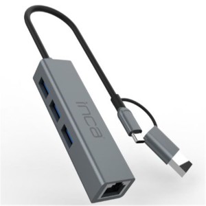 Inca IUTP-03TX 1000 Mbps TYPE-C 3.1  Çoklayıcı