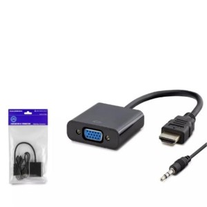 Hadron Hdx7806 Hdmi To Vga F Çevirici + Audio 1080P Ps4 5V Güç Girişli Siyah