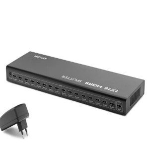 Hadron Hdx1293  16 port Hdmi Splitter 1.4V 1080P 3D 1-In 16-Out Siyah