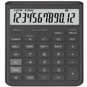 Casio JT-200T-GY 12 Hane Gri Masa Üstü Hesap Makinesi