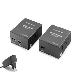 Hadron Hdx1368 120M Hdmi Extender Loop Out 4K  Siyah