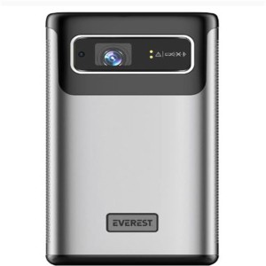 Everest PJ-DLP21 Gri 8000mAh Odaklamalı 960-540 4K 5400 Lümen Android 9.0 Dokunmatik DLP Projeksiyon