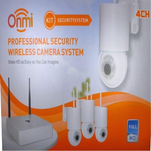 Apronx DSM600 4 Kanal Nvr + 3Mp 4 Kamera Full Color Mik. + 10" Lcd Wifi Set