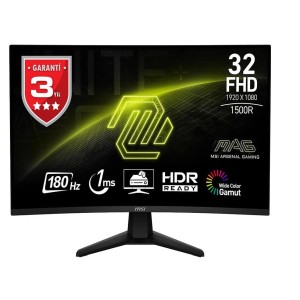 MSI 31.5" MAG 32C6 180Hz 1ms Full HD Adaptive Sync VA Kavisli Gaming Monitör