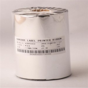 Ribbonsan RB00007 WX-10FBK 110-450MT Wax Ribbon