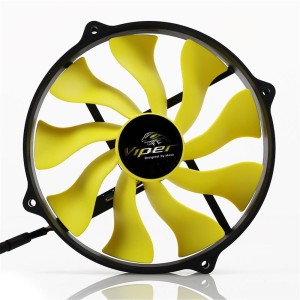 AKASA AK-FN073 "Viper R" 12cm Yuva için 14cm S-Flow Yüksek Performanslı Sessiz Fan