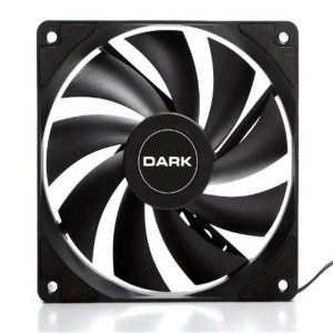 Dark"DKCCF123R"12cm  1200 RPM, 36 CFM, Güçlü Soğutma Sessiz Siyah Kasa Fanı