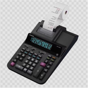 Casio DR-120RII-BK 12 Hane Şeritli Siyah Hesap Makinesi