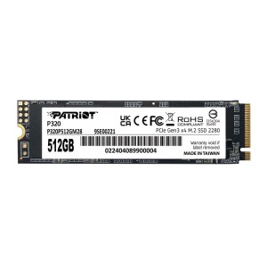 Patriot 512GB P320 3000-2200MB-s NVMe M.2 SSD (P320P512GM28) Ssd Disk