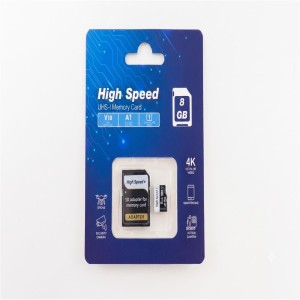 High Speed 8GB A1 V10 U1 Micro Hafıza Kartı Class10  