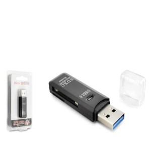 HADRON HDX7030 USB 3.0 Kart Okuyucu SD MicroSD 5 Gbps Siyah