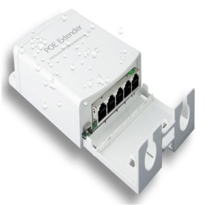 Teldata TLD-EXP Poe Extender 10-100-1000 1 İnput 4 Output 12W İç Ortam