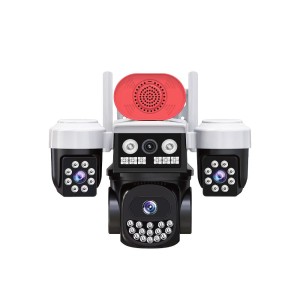 Joysee W3 9Mp 3.6mm 2x2.8mm Üç Kamera 19IR+18Led Wifi PTZ Kamera