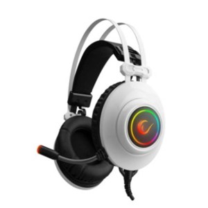 Rampage RM-K1 PULSAR Beyaz Usb 7.1 Surround+Titreşim RGB Gaming Oyuncu Mikrofonlu Kulaklık