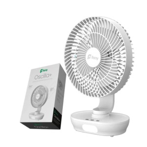 Feny FN-F88 Oscilla 3 Kademe Hız Ayarlı 180° 3000 Mah Şarjlı  8"Masüstü Vantilatör 150° Salınım