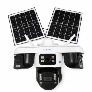 OKam O-KAM OK-S-337 Premium AOV 4G 4 Lens Solar Ptz Kamera 
