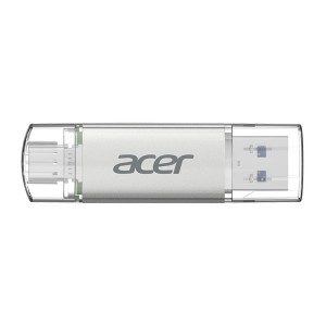 Acer 16GB USB 3.2 UT300-16GB USB-A+USB-C Çift Taraflı Metal Flash Bellek