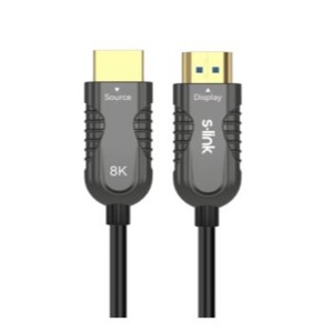 S-link SL-HM8K050 HDMI TO HDMI 50m v2.1 8K60 HZ 4K 120HZ Fiber Kablo