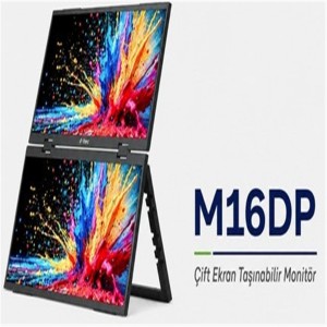 Ttec M16DP 16" FHD Çift Ekran Taşınabilir Led Monitör