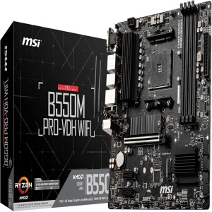 Msi B550M PRO-VDH WiFi 4400mhz(OC) M.2 AM4 mATX Anakart