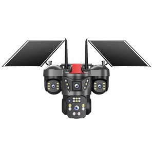 Joysee SW4 12Mp AOR 2x3.6mm 2x2.8mm 2 Solar+Wifi Dört Kamera 22IR+12Led PTZ