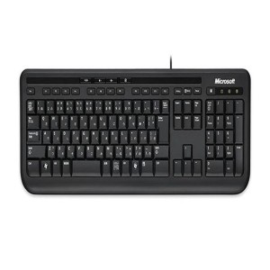 Microsoft Siyah Hebrew Layout Kablolu Klavye (ANB-00015) (İthalatcı Garantili)